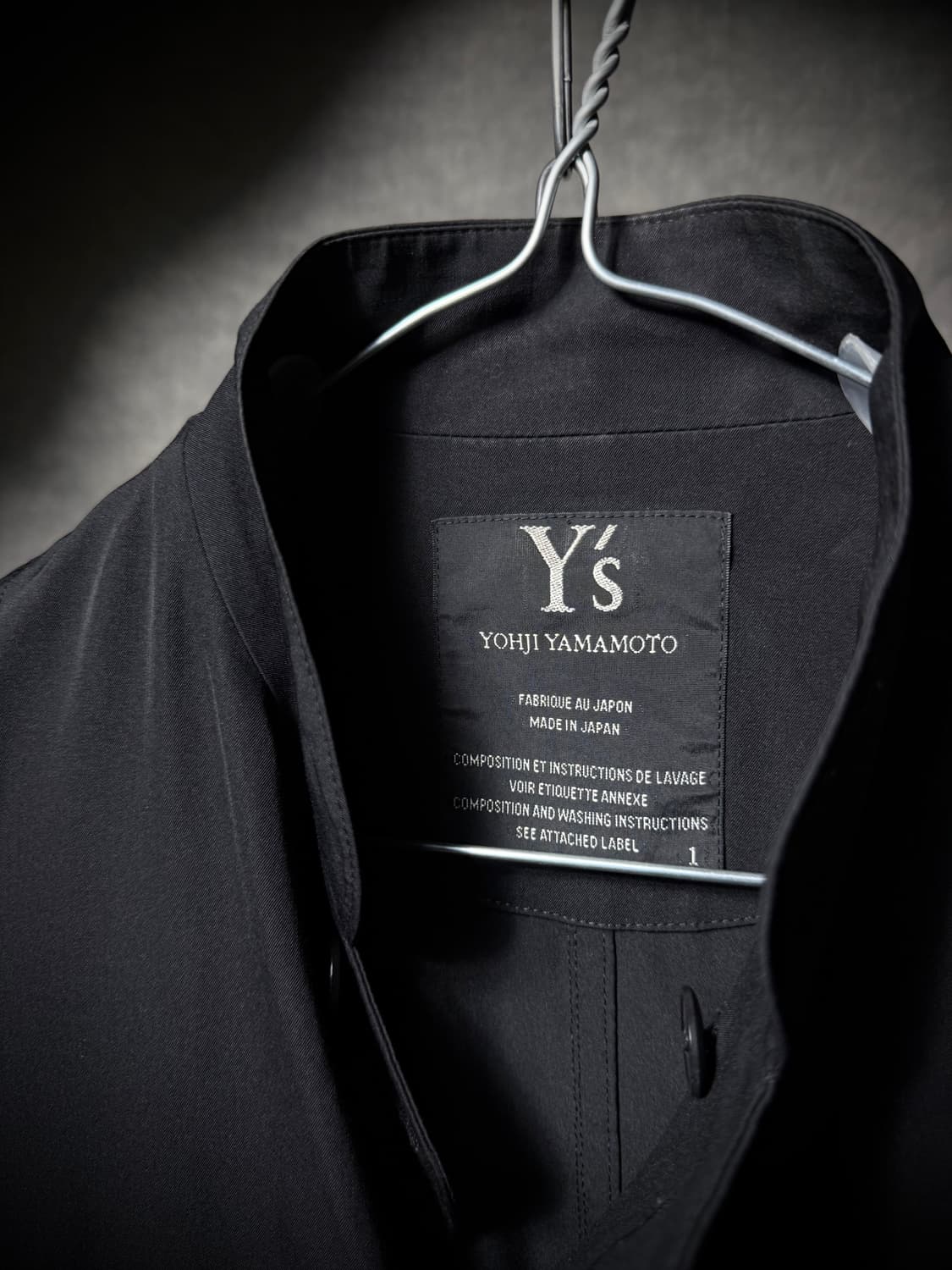 Y’s Yohji Yamamoto Asymmetric Jacket 상품이미지4