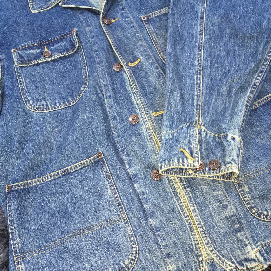 투티/0339 GARMENT P.R.S 콜렉션 데님 자켓 청 셔츠 아우터 상품이미지5