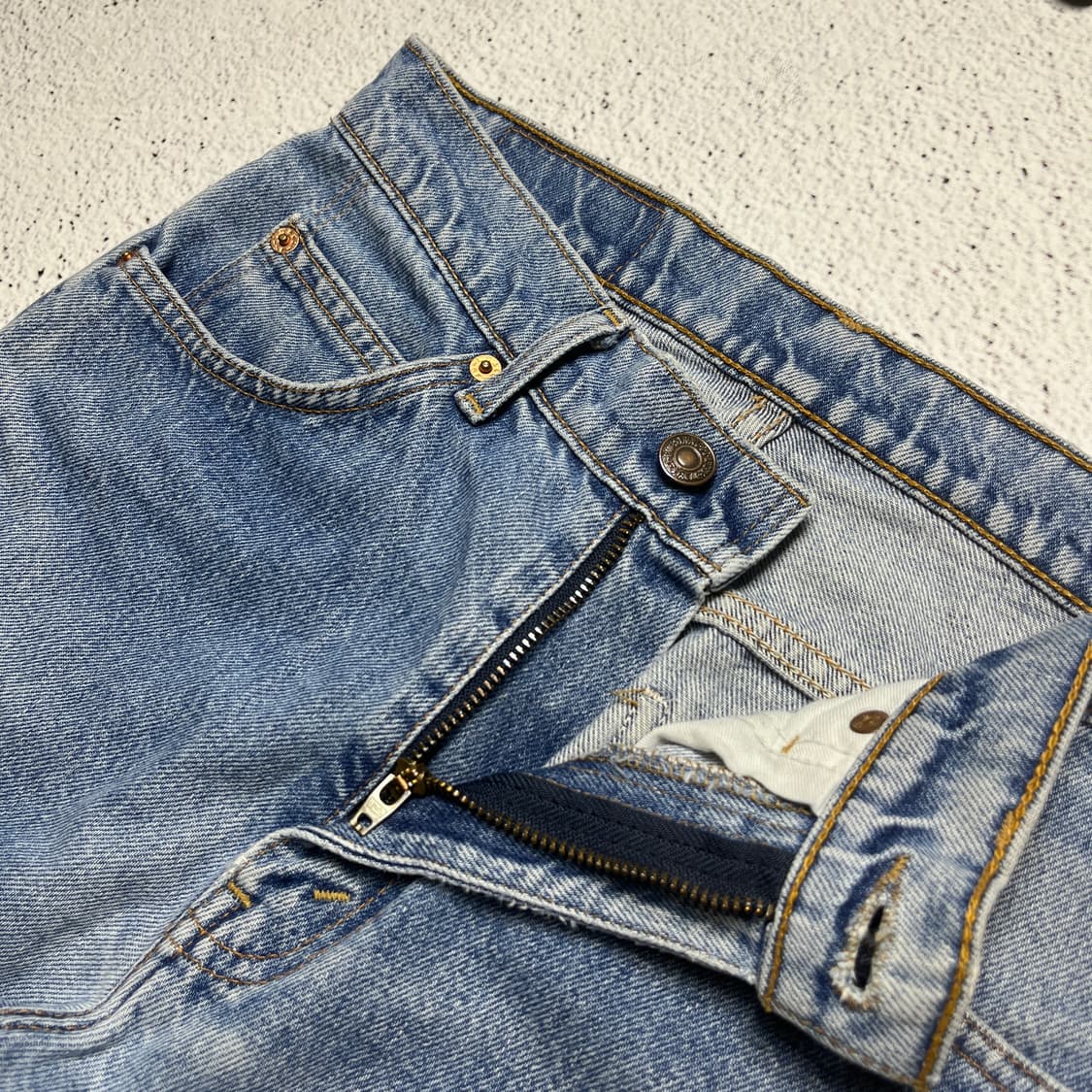 Vintage 90s Levi's 612 Orange Tab Jeans 상품이미지5