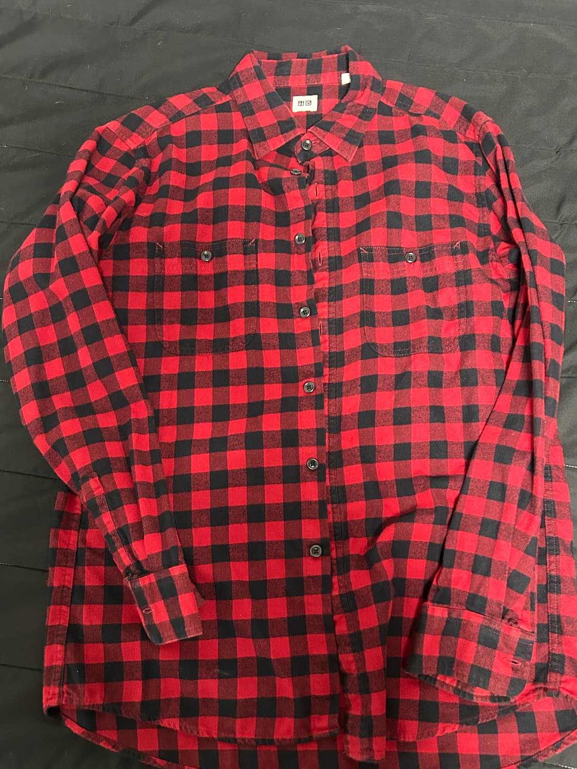 유니클로 체크 셔츠 상품이미지1