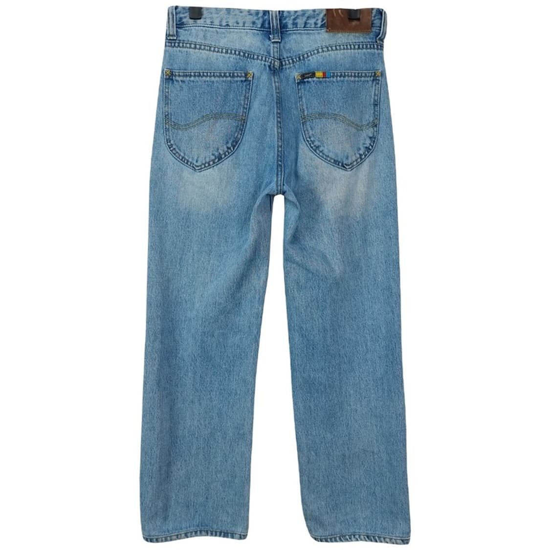 [리 X 아이앱 스튜디오] 로고 각인 스트레이트 데님 팬츠 P01486 상품이미지3