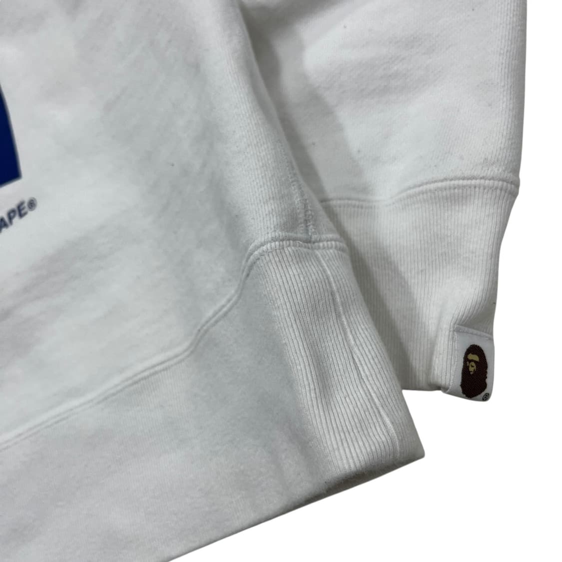 베이프 트레이드 마크 화이트 맨투맨 L ( 무신사 33만원대 완판 제품  상품이미지5