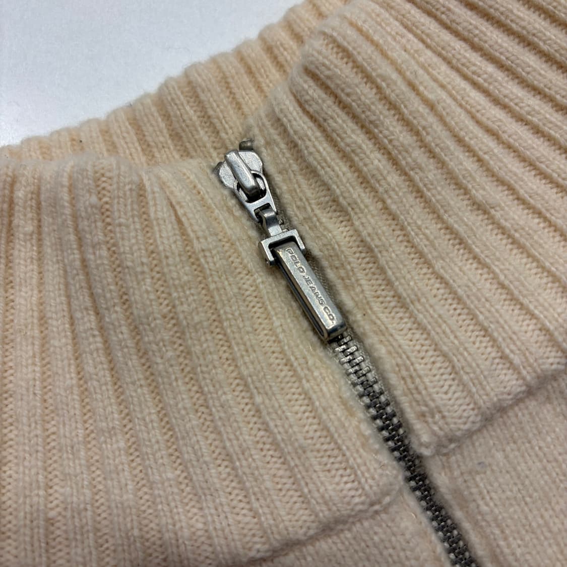 [XS] 폴로 진스 랄프로렌 램스울 투웨이 아이보리 니트 집업 C310 상품이미지5