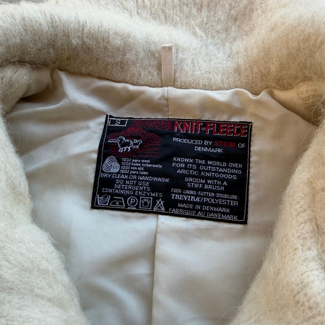 Denmark vtg 쉐기 니트 집업 상품이미지6