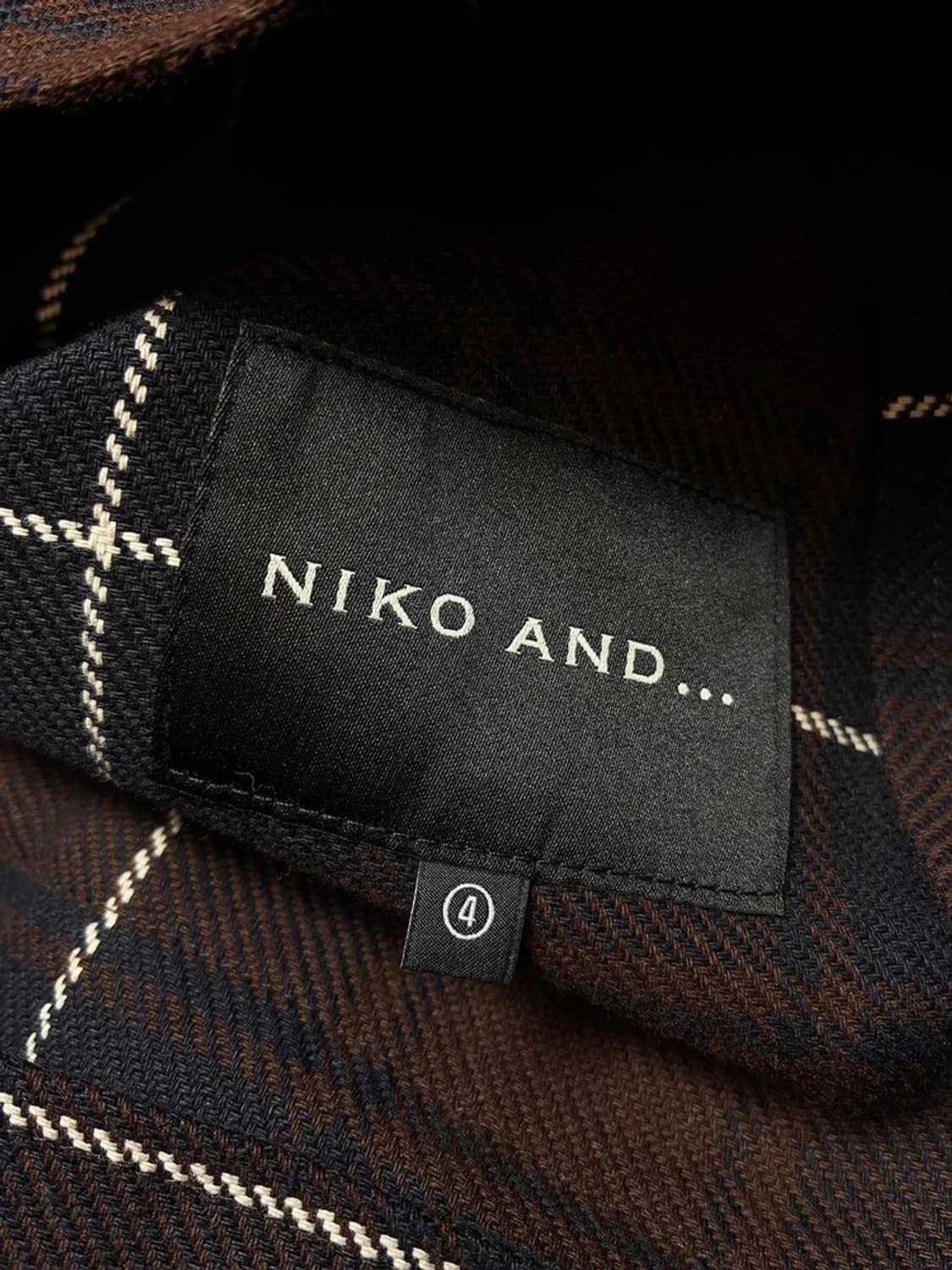 니코앤드 플란넬 코튼 셔츠 자켓 PN9320 상품이미지6