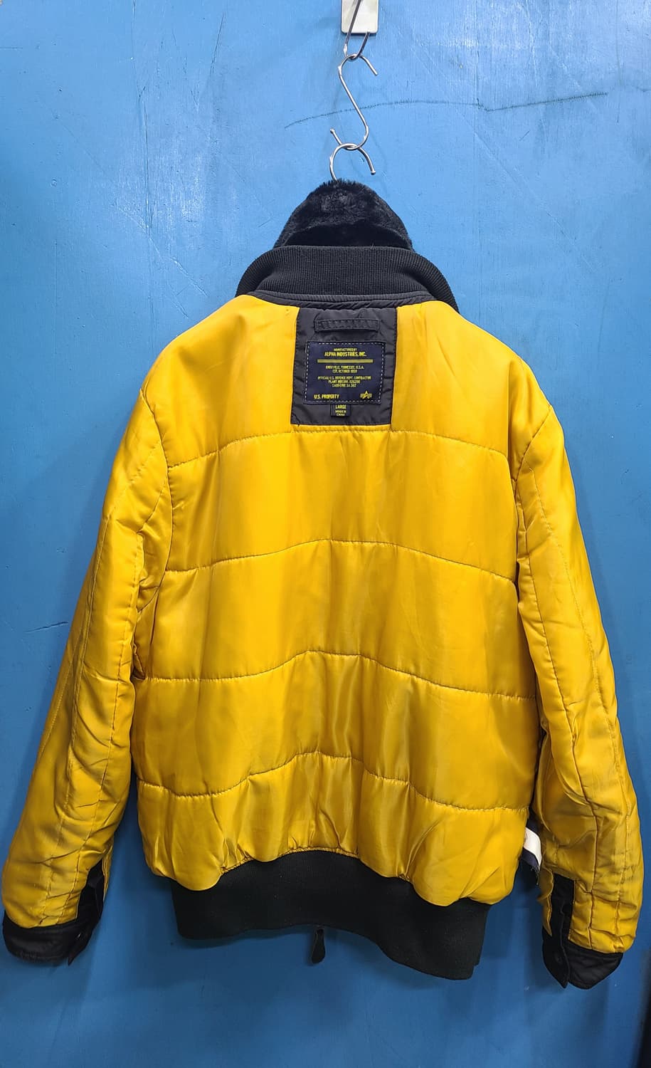 희귀 알파인더스트리 ma-1 b15  항공봄버점퍼 상품이미지9