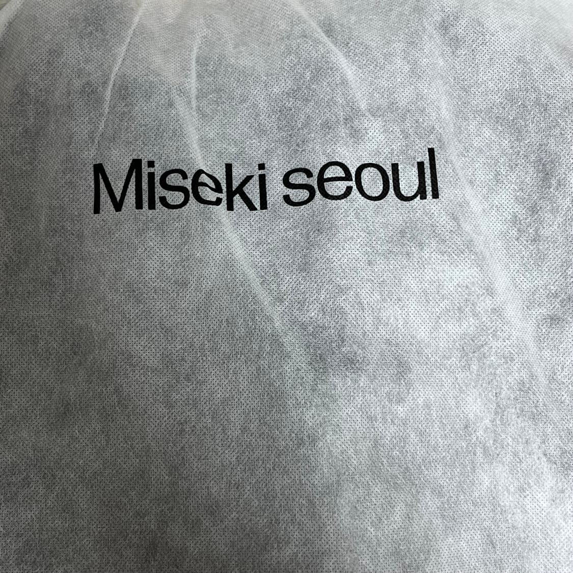 미세키서울 더플 후디 숏코트 차콜 코트 상품이미지5