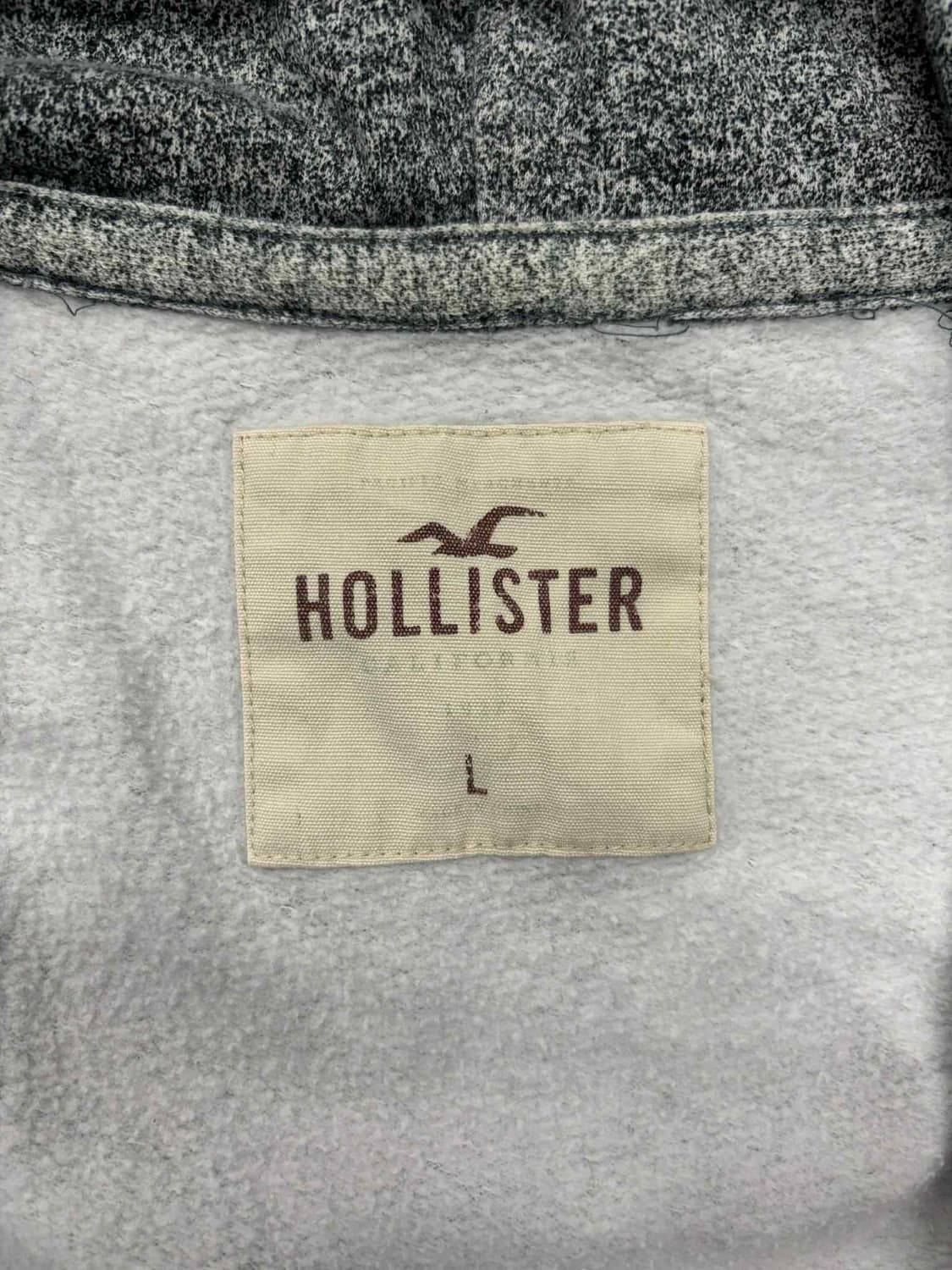 홀리스터 y2k 올드스쿨 그레이 스웻 후드집업 희귀져지(L) 상품이미지4