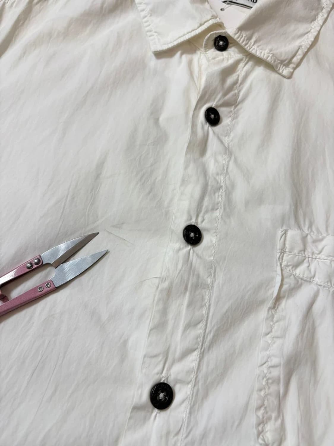 스톤아일랜드 00's 피그먼트다잉 화이트 셔츠 pn6169 상품이미지4