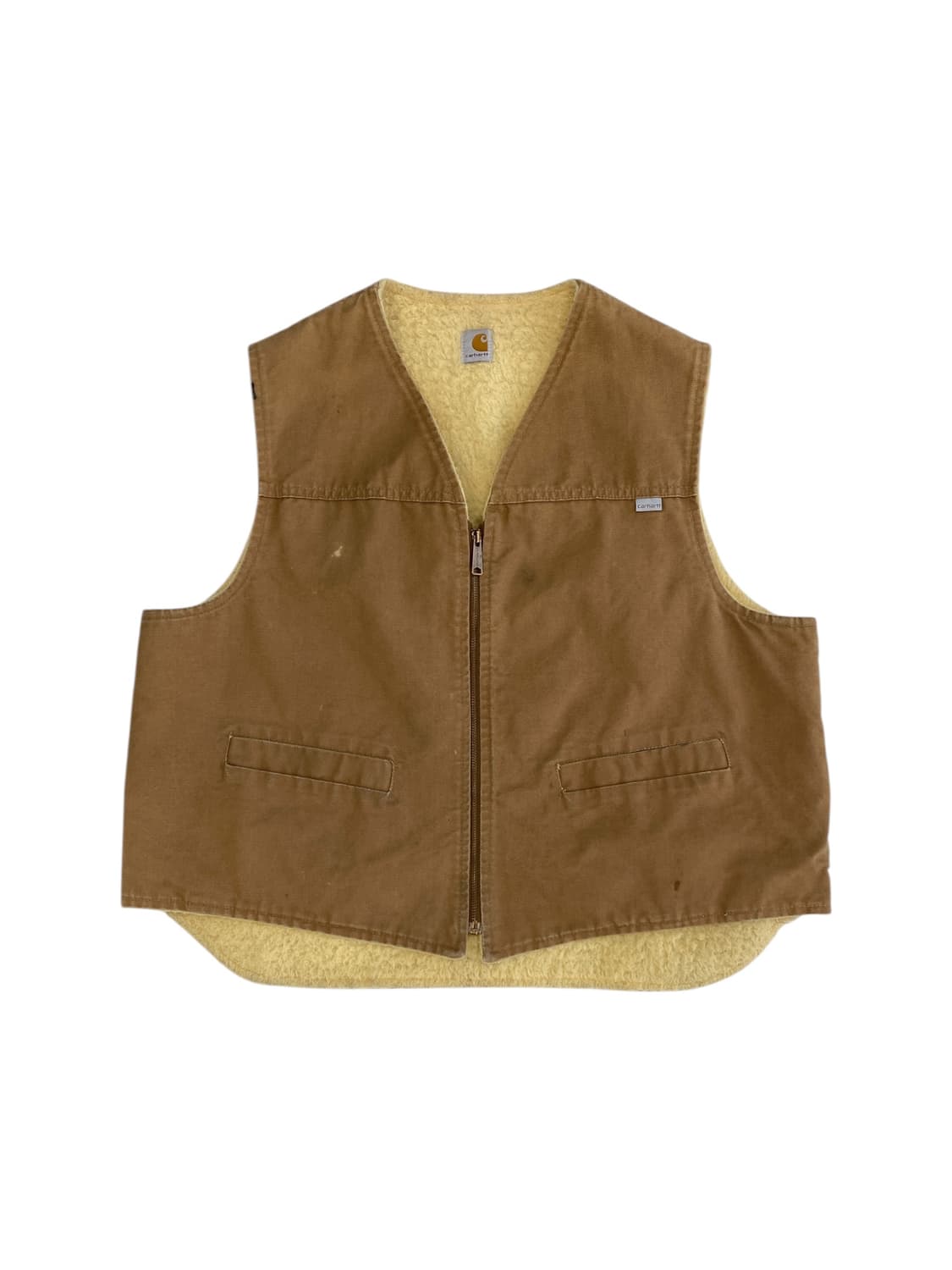 80‘s 칼하트 덕 캔버스 쉐르파 베스트  상품이미지1