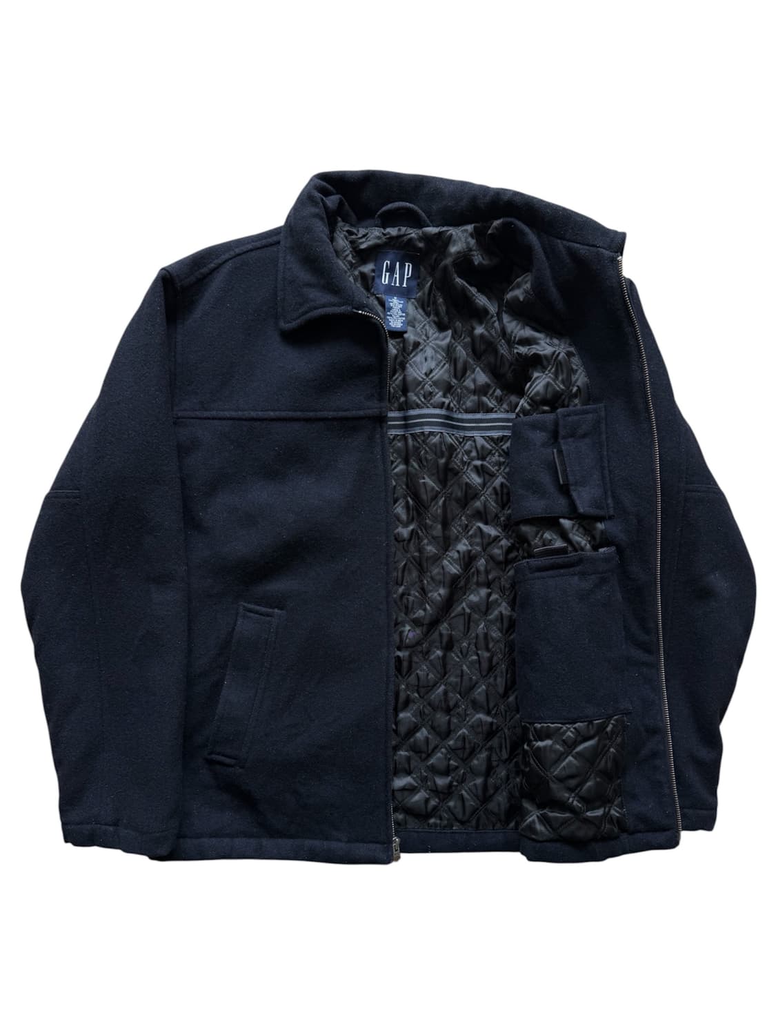 90s 올드갭 울 블루종 자켓 상품이미지4