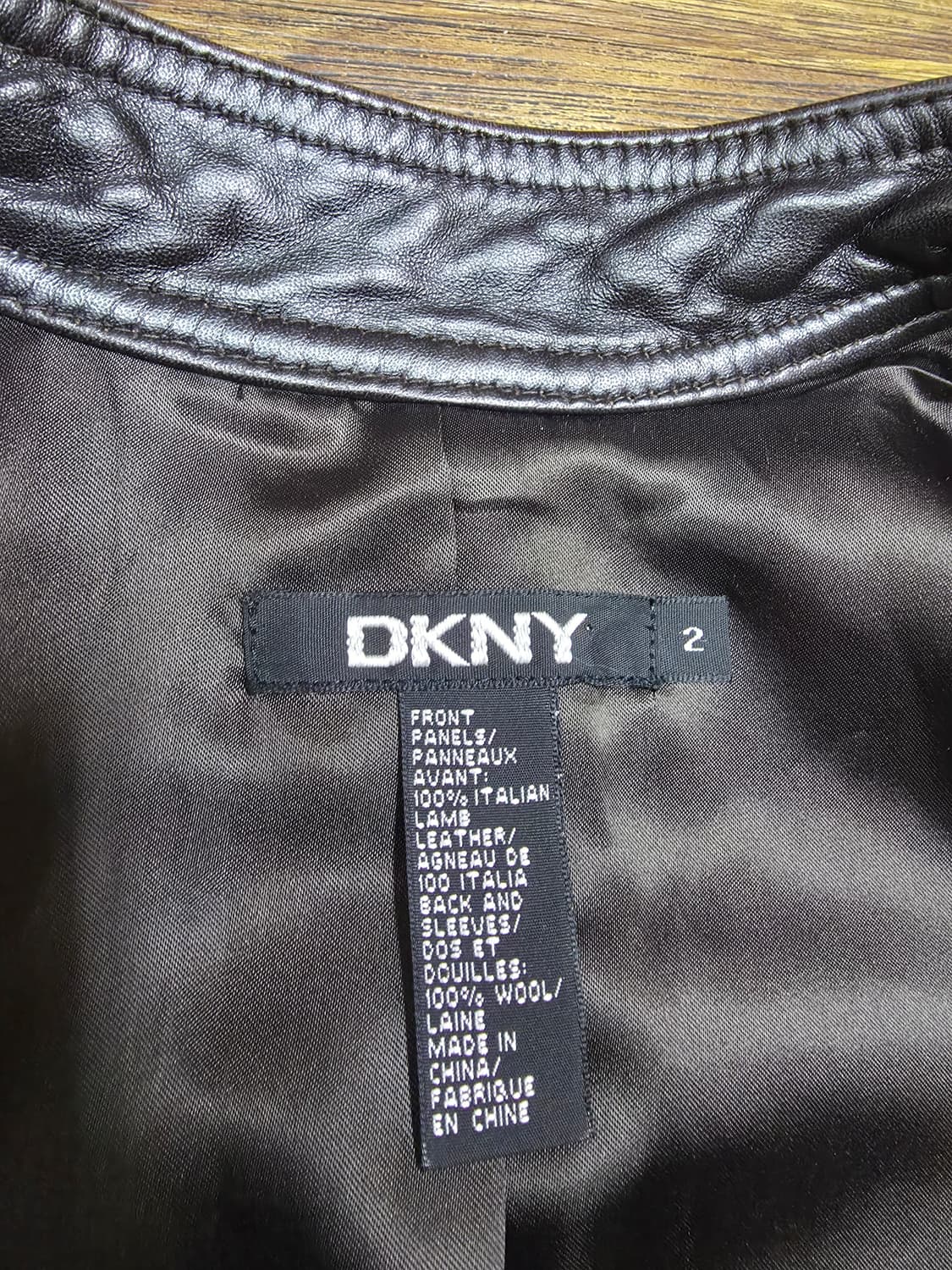 DKNY 양가죽 코트 상품이미지7