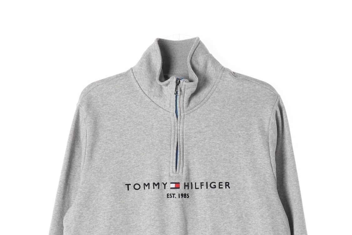 타미힐피거 자수 로고 하프집업 맨투맨 L 상품이미지3