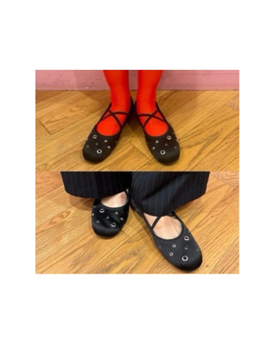 레이 빔즈 아일렛 플랫 슈즈 38,39 상품이미지8