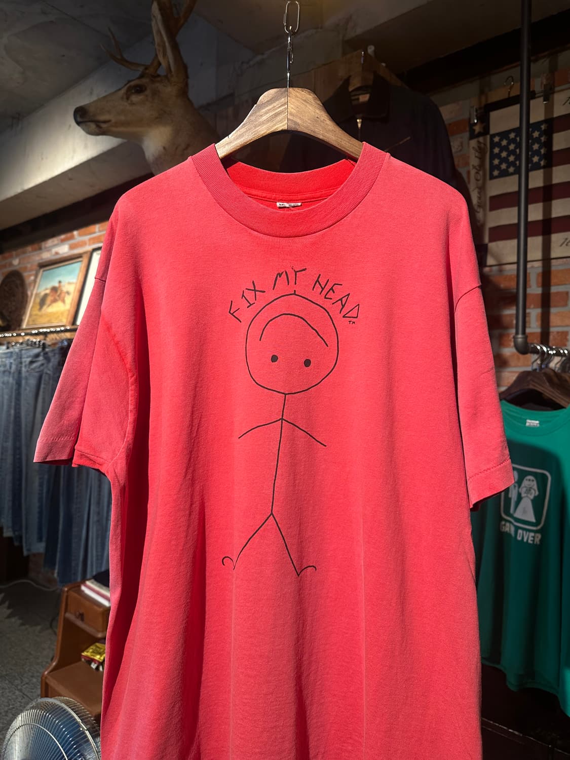 90s USA Vintage Sun Faded T Shirt 상품이미지2