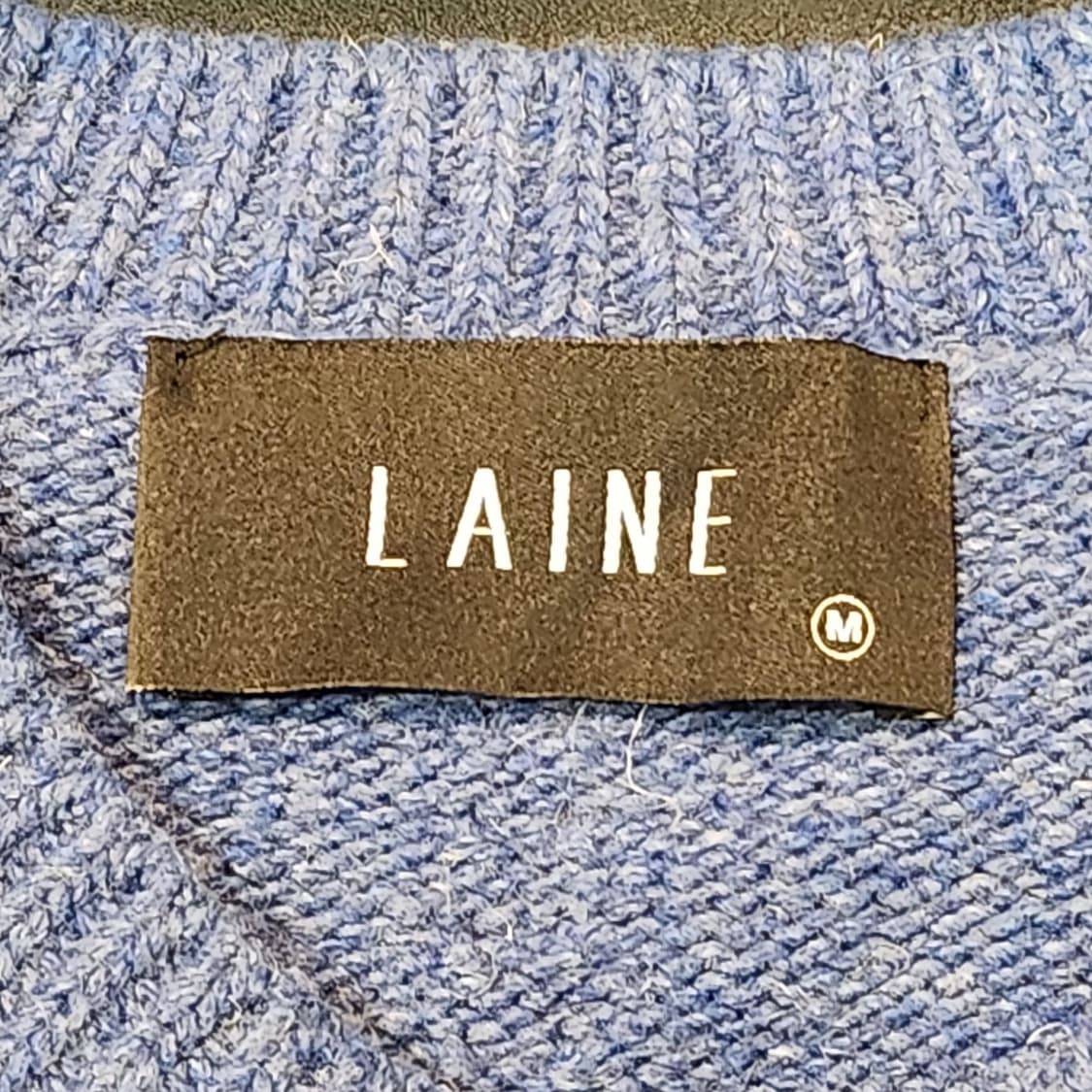 LAINE 울 니트 블루 (M) 상품이미지2