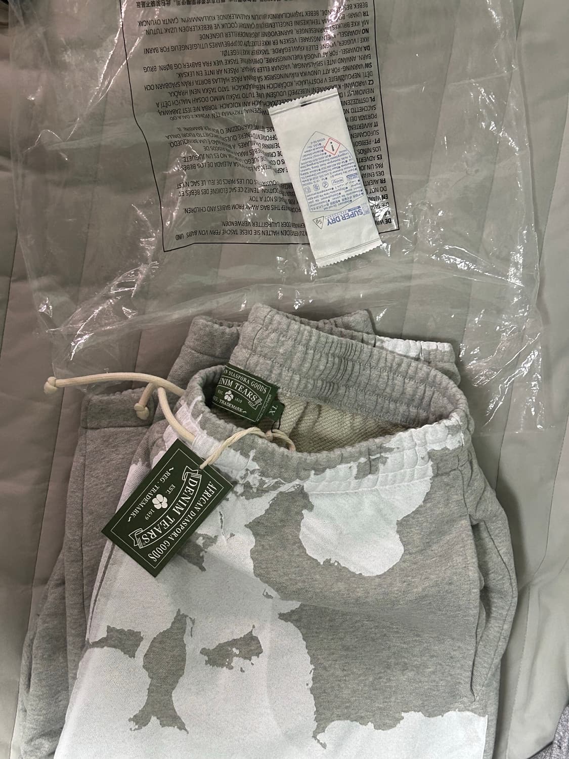 데님티어스 코튼 리스 스웻 펜츠 그레이 xl 상품이미지5