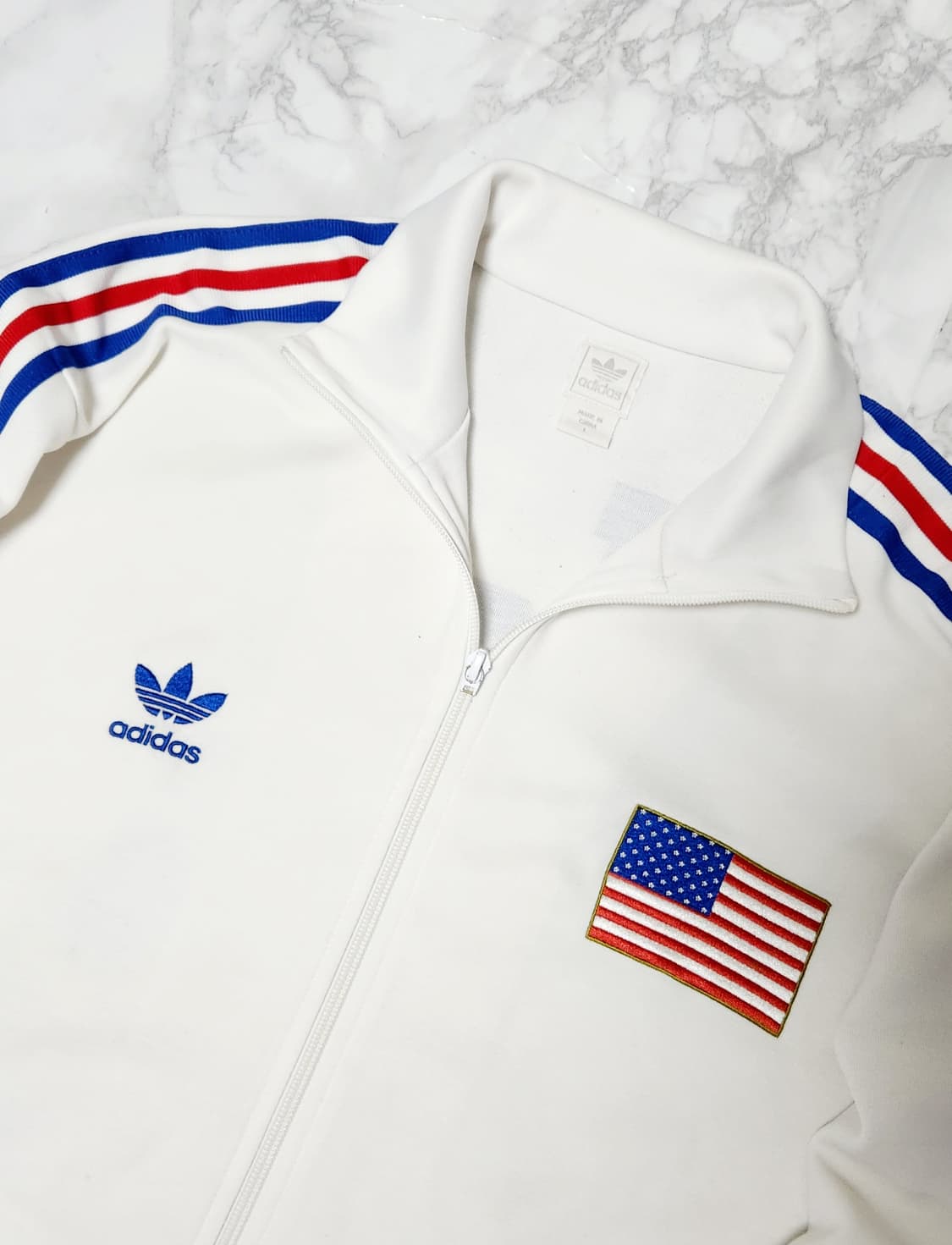 아디다스 삼선 미국 USA 국대 06-08 트레이닝 져지 자켓 상품이미지5