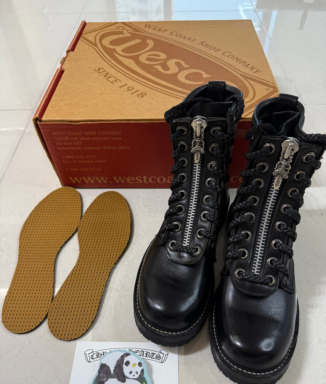 크롬하츠 x 웨스코 파이어맨 잡마스터 부츠  상품이미지1