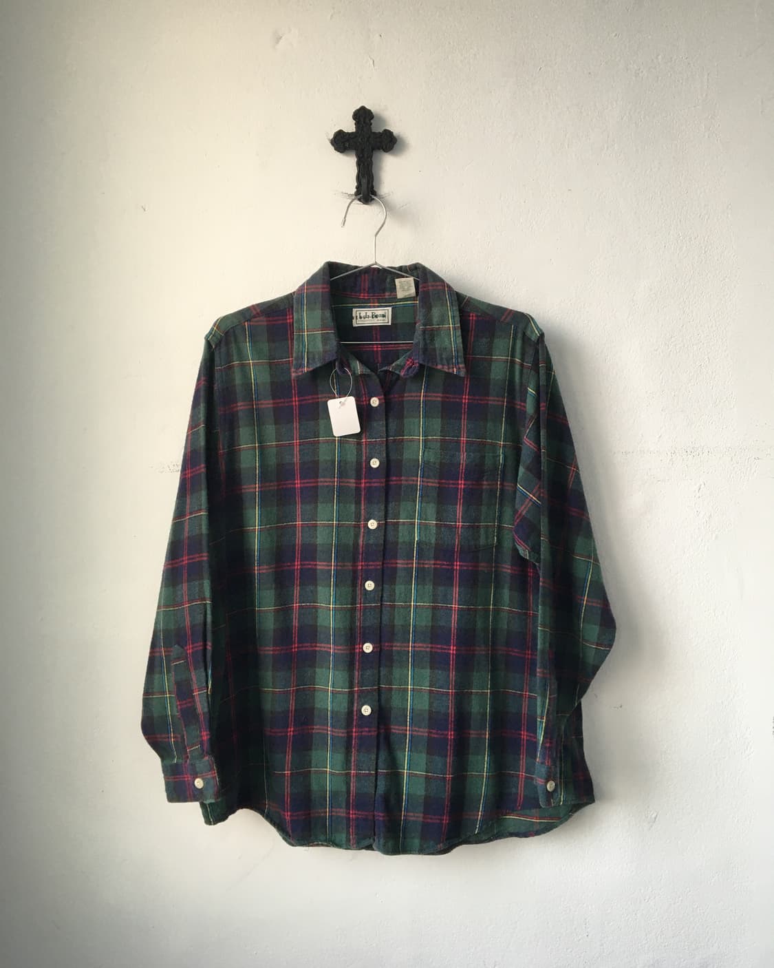Llbean check pattern shirt 상품이미지2