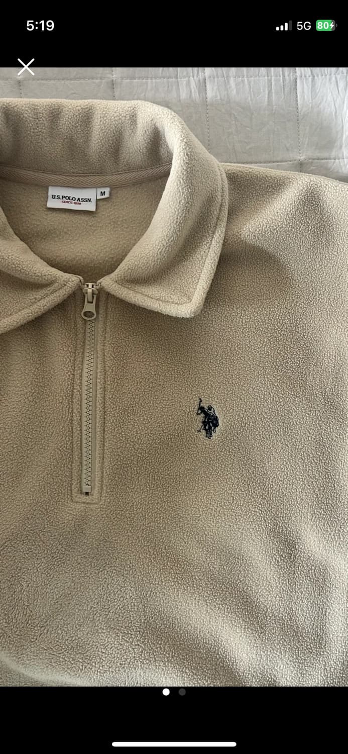 폴로 후리스 하프집업 상품이미지1