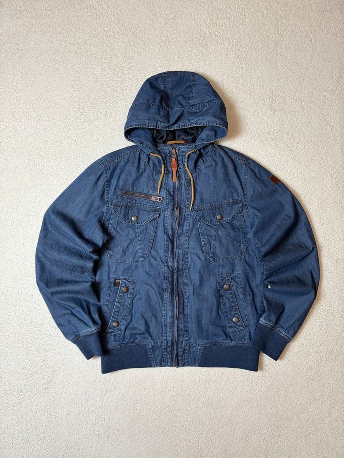 CHASIN 00's 재팬 유틸리티 후디 데님 자켓 PN7022 상품이미지1