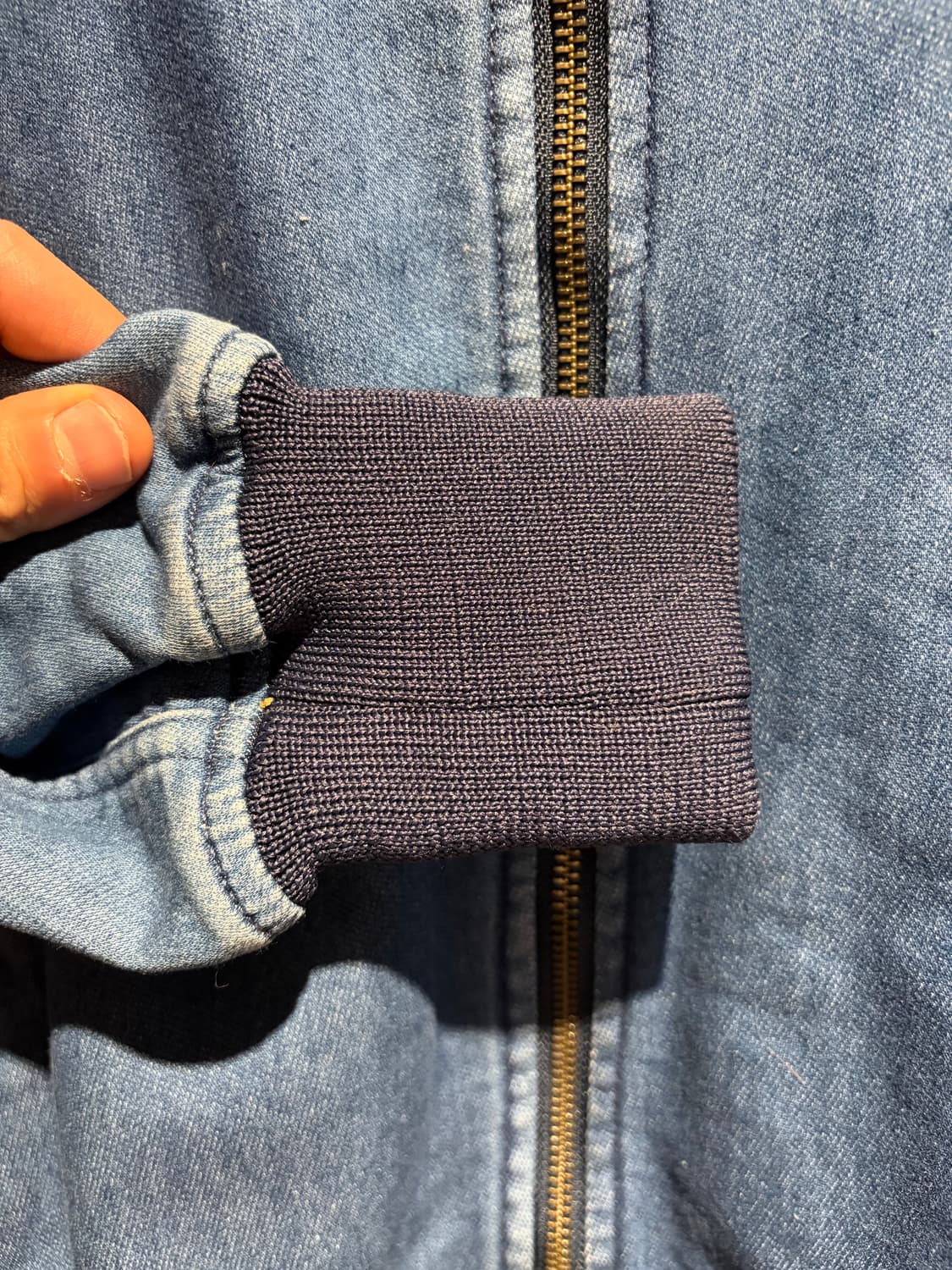 Edwin ma-1 denim blouson / 에드윈 데님 블루종 점퍼 상품이미지3