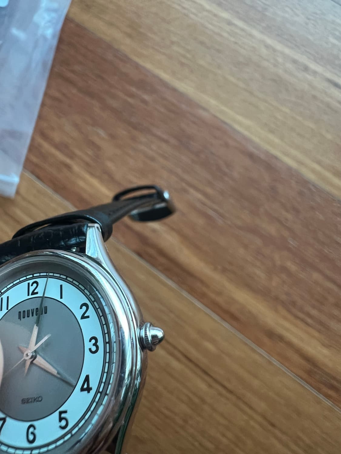 (매우 희귀) 세이코 빈티지 턱시도 다이얼 까보숑 용두 남녀공용 상품이미지6