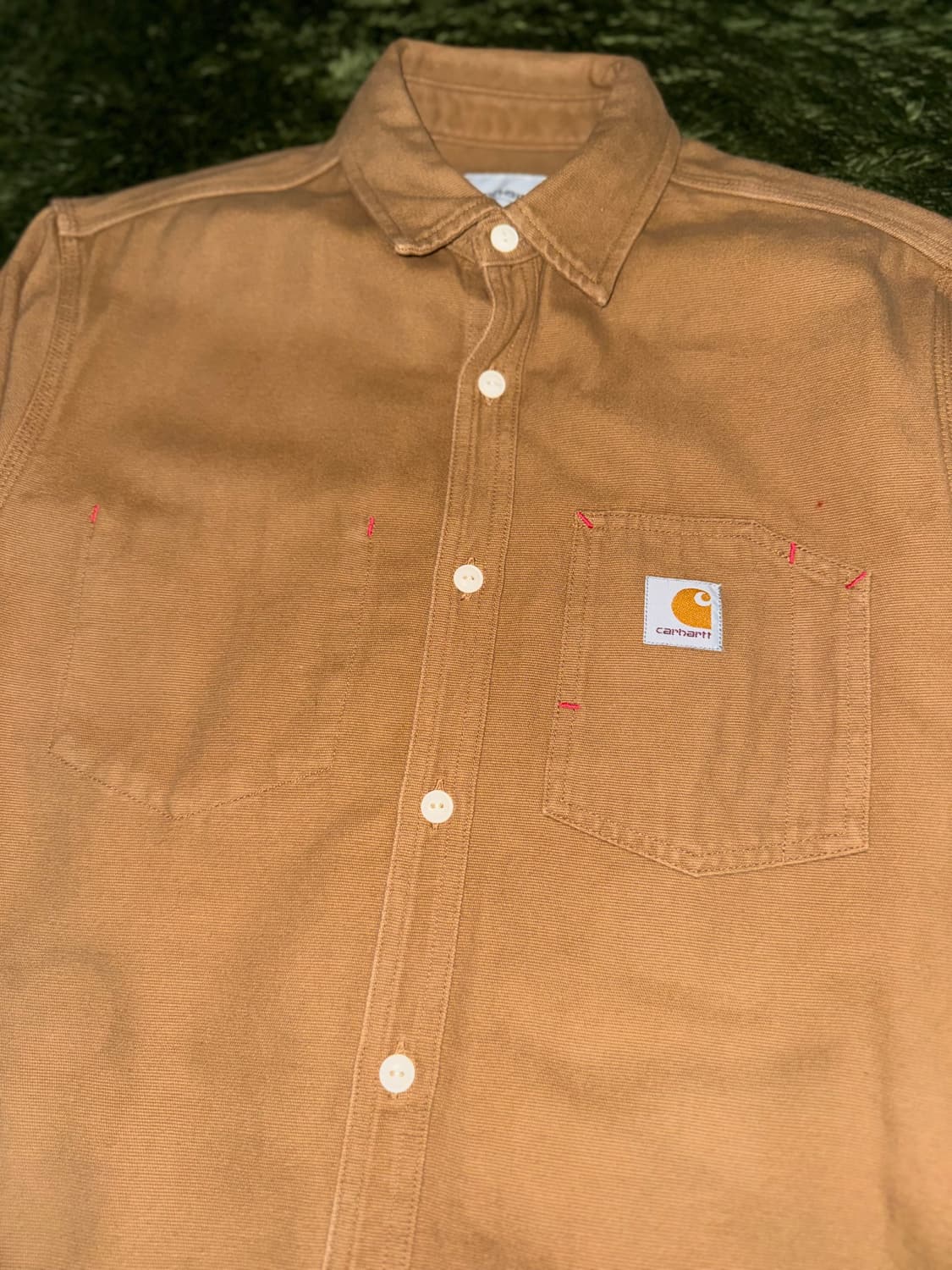 [M] 칼하트 WIP TONY 워크 셔츠 탄 브라운 상품이미지4
