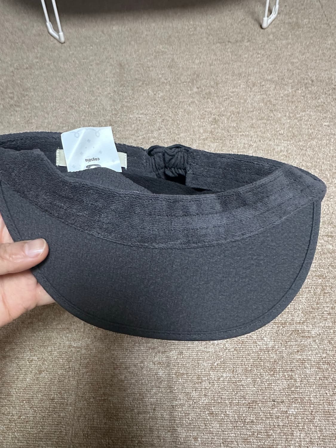 코이세이오 모자 RIBBON TIE CAP CHARCOAL 상품이미지4