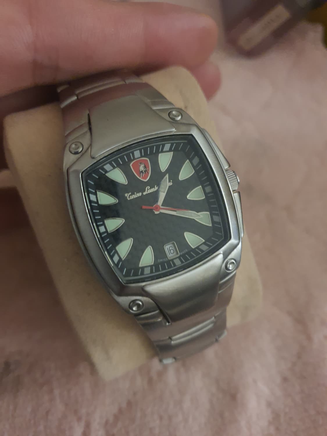 람보르기니 빈티지 스퀘어 시계 상품이미지3