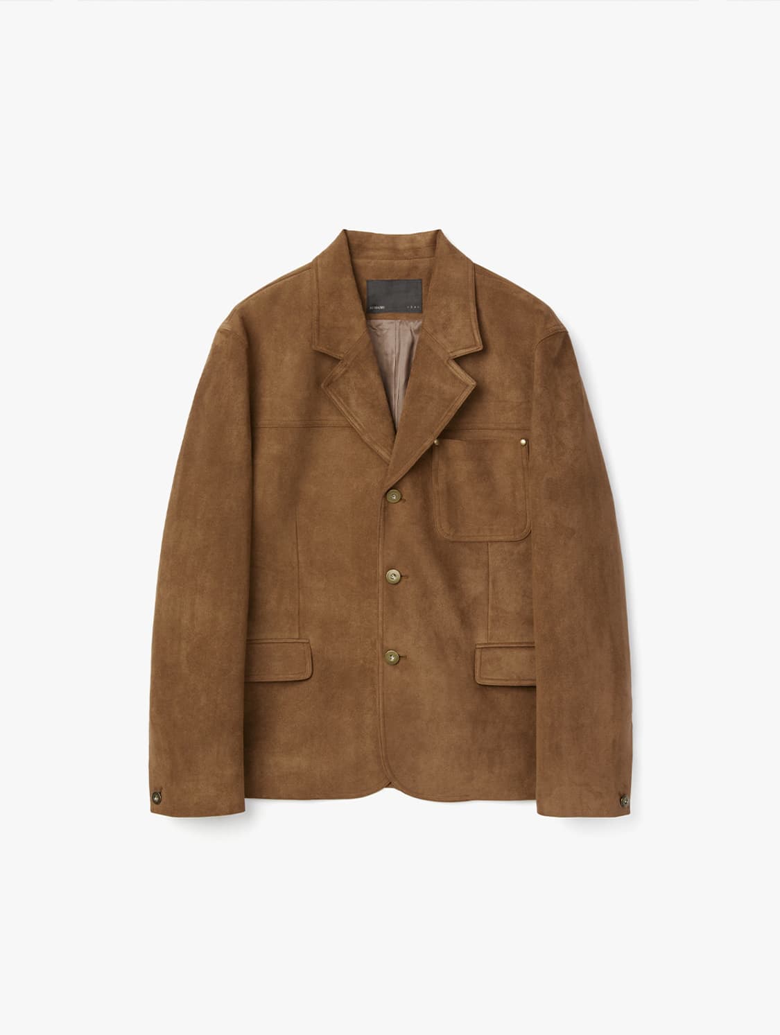 르마드 테일러 페이크 스웨이드 자켓 - BROWN 상품이미지1