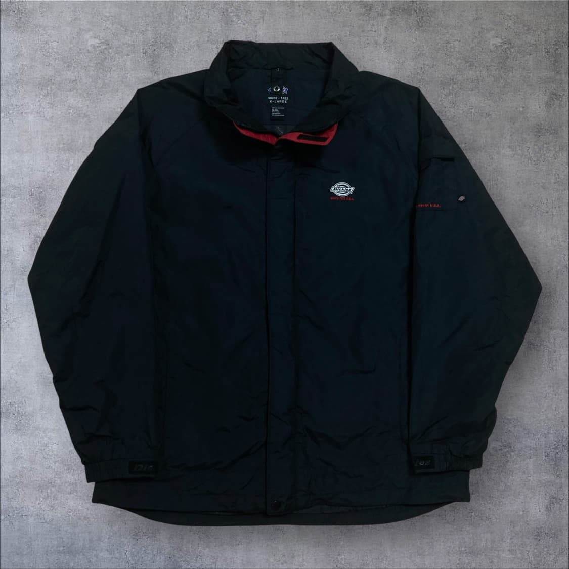 디키즈 스몰 로고 블랙 바람막이 상품이미지1