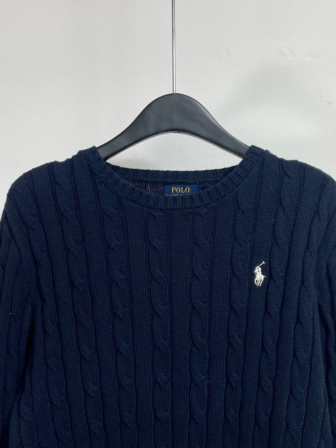 폴로 랄프로렌 우먼스 케이블 라운드 니트 (on.556) 상품이미지2