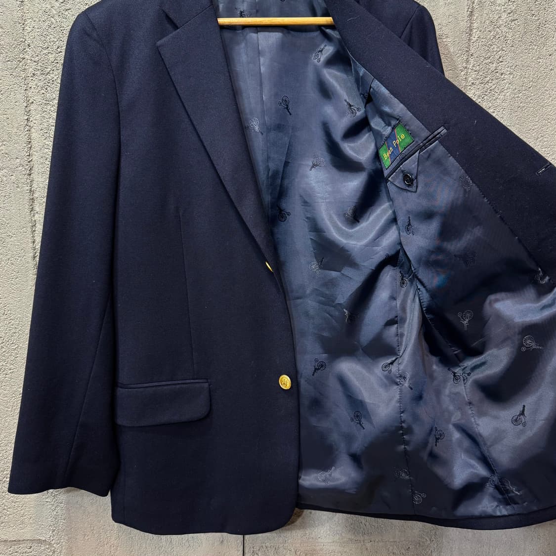 빈폴 네이비 금장 블레이저 자켓 (L)  상품이미지5
