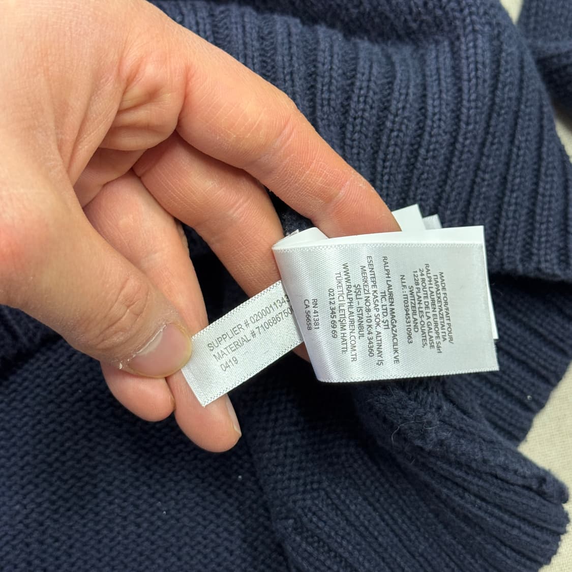 폴로랄프로렌 성조기 니트 M(105) 상품이미지6