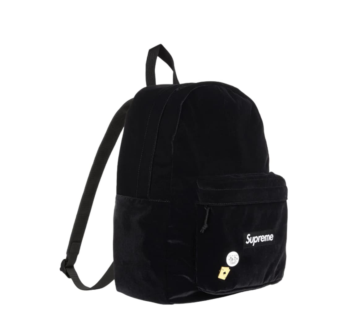[OS] 슈프림 벨벳 백팩 블랙 25FW 상품이미지2