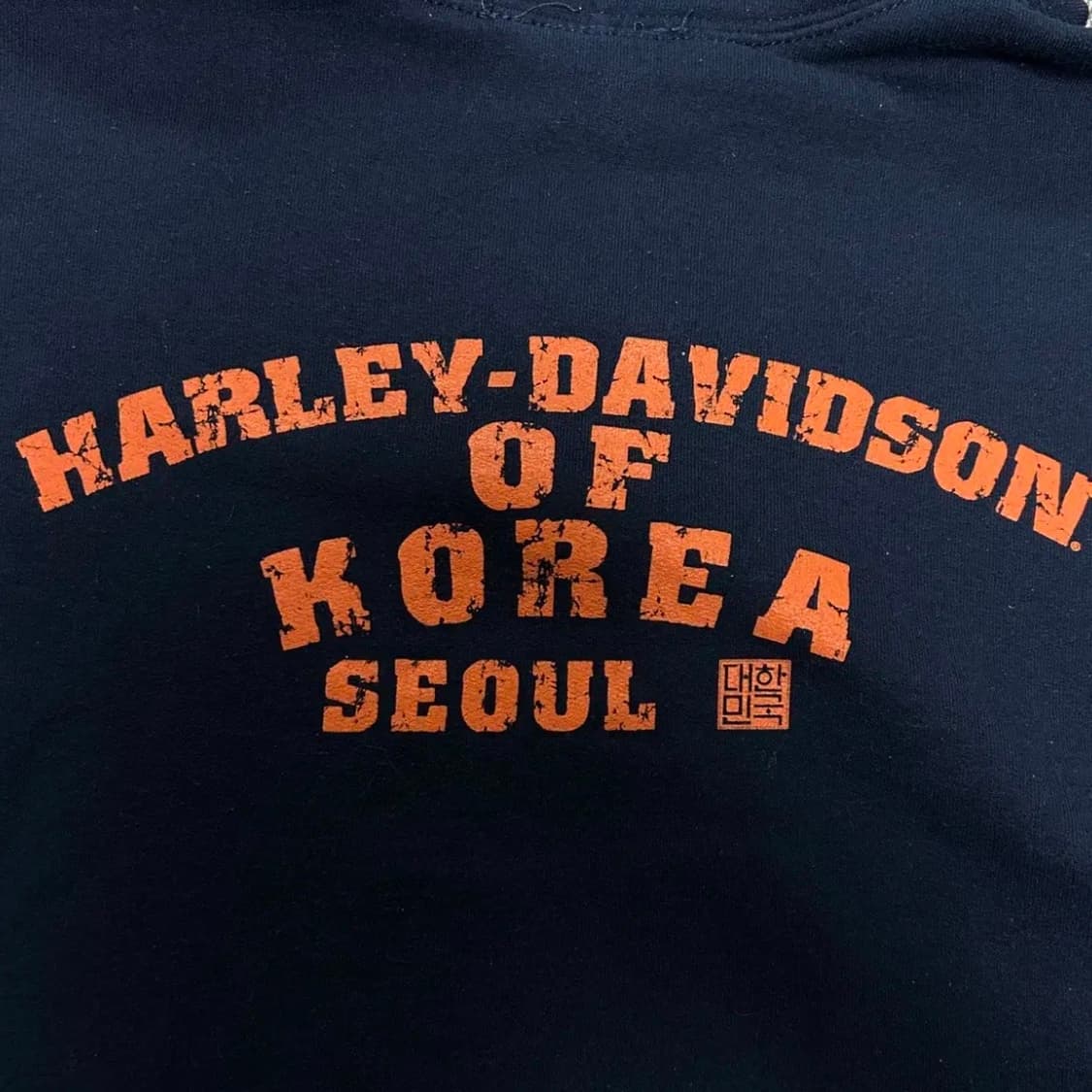 할리데이비슨 네이비 플레임 후드(M) 상품이미지7