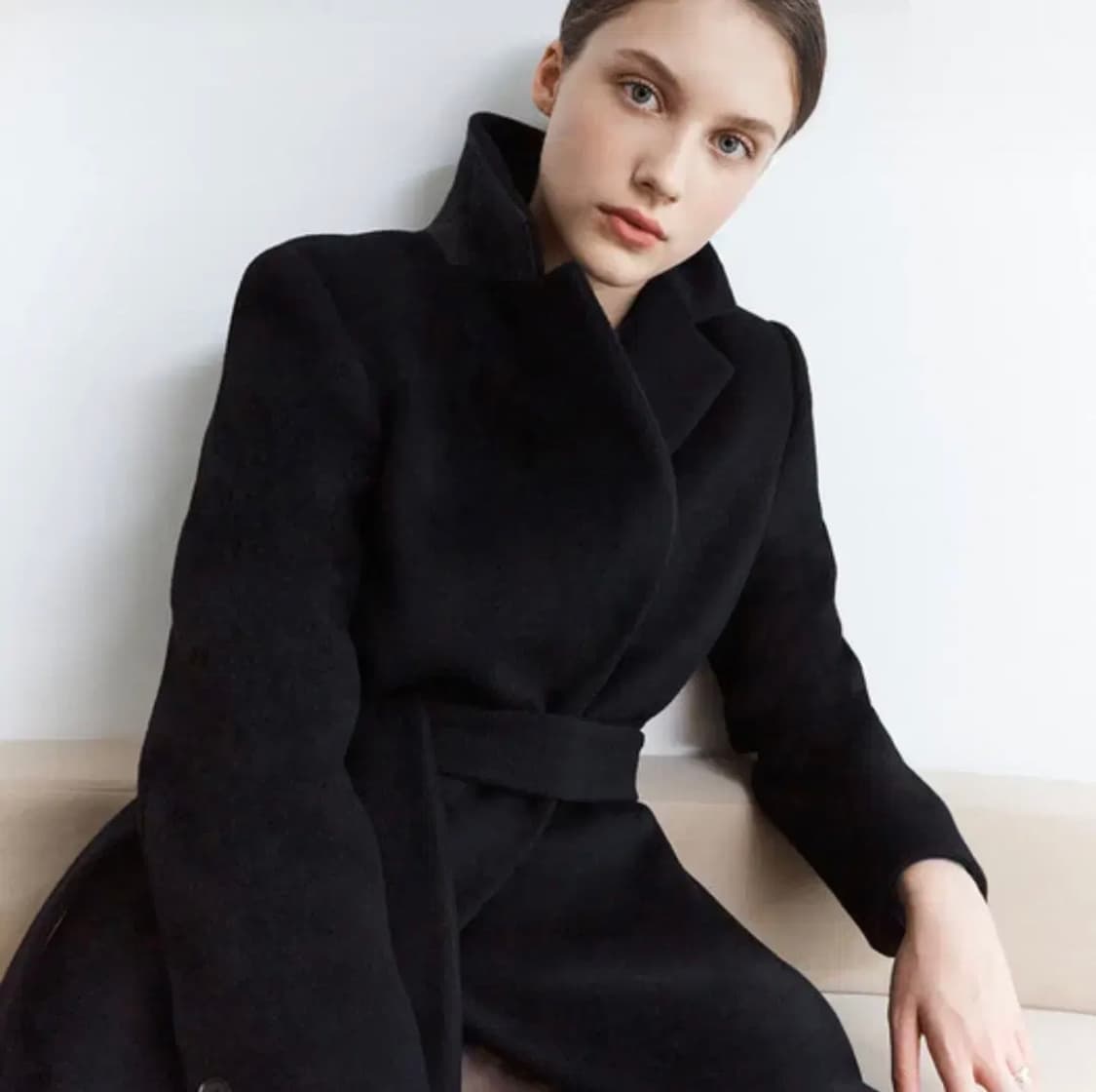 (m) 프론트로우 캐시울 벨티드 코트 상품이미지5