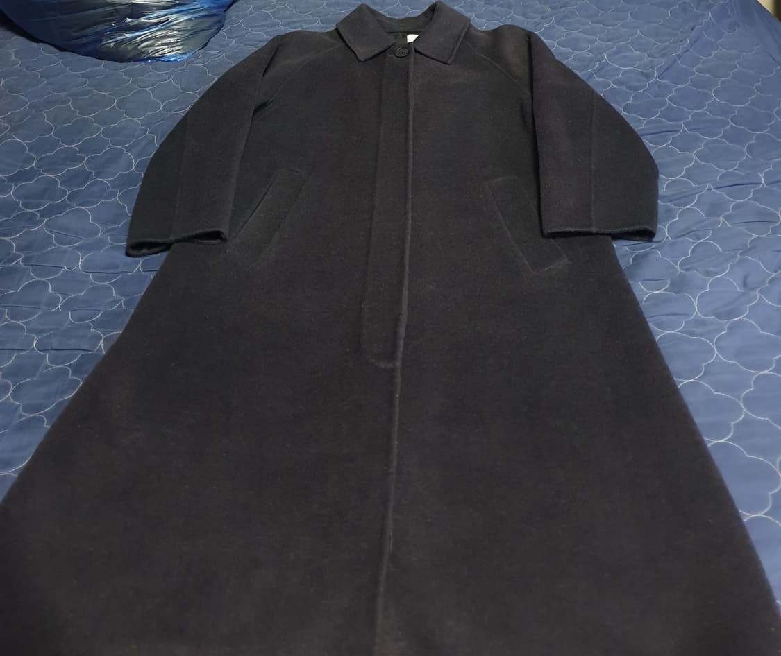 LIST 울 히든버튼 발마칸코트 다크그레이 (55) 상품이미지1