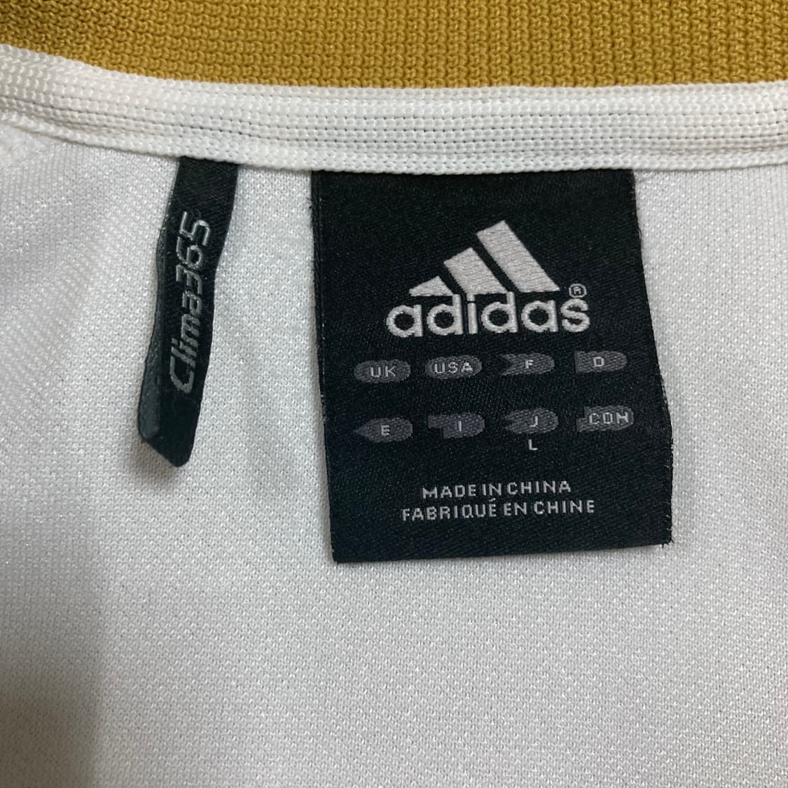 아디다스 스몰 로고 사이드 라인 화이트 트랙탑 상품이미지3