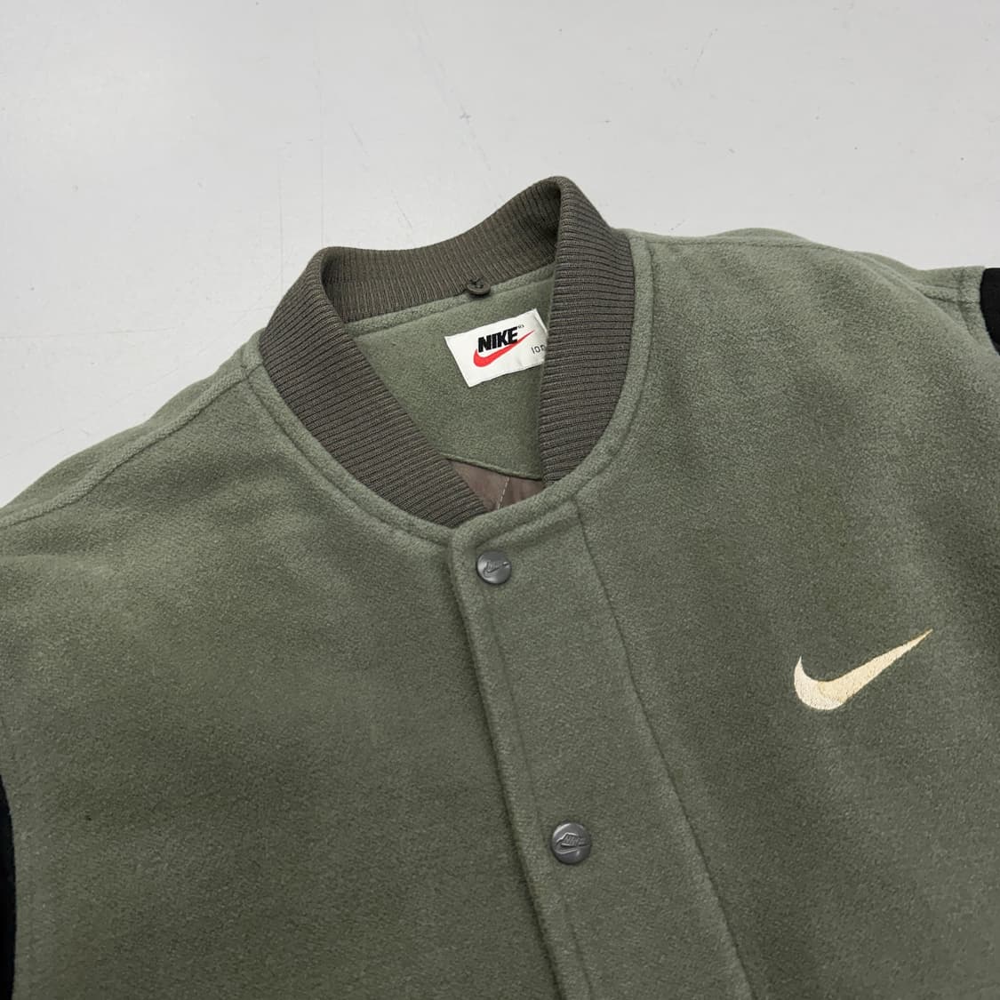 나이키 90s 스우시 모직 울 빅로고 바시티 자켓 상품이미지4