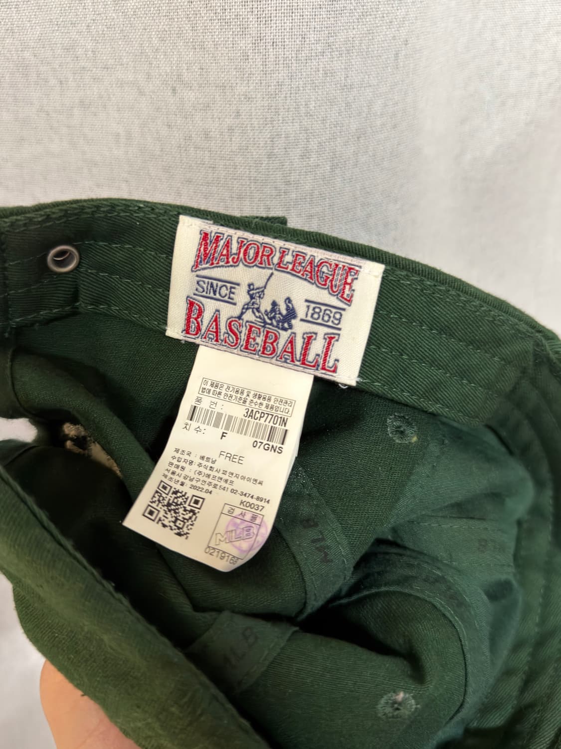 Mlb la모자 그린 상품이미지3