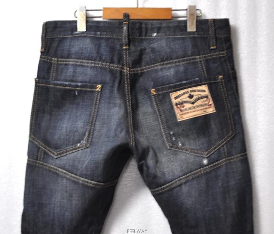 디스퀘어드/남성브라더스패치데님팬츠(허리33)정품 상품이미지4