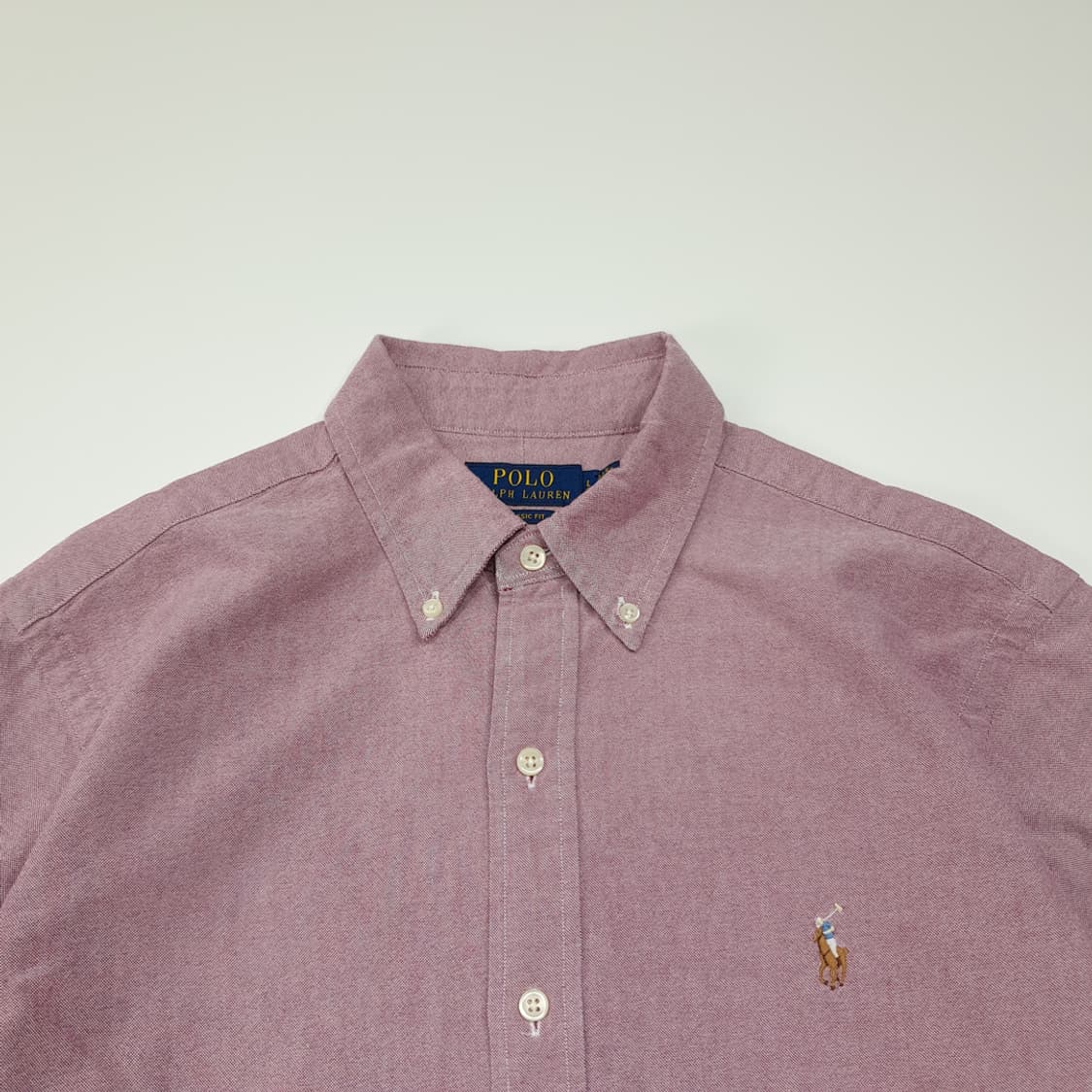 CL674 L 폴로 멀티포니 QR 옥스포드 더스티핑크 셔츠 남방 상품이미지2