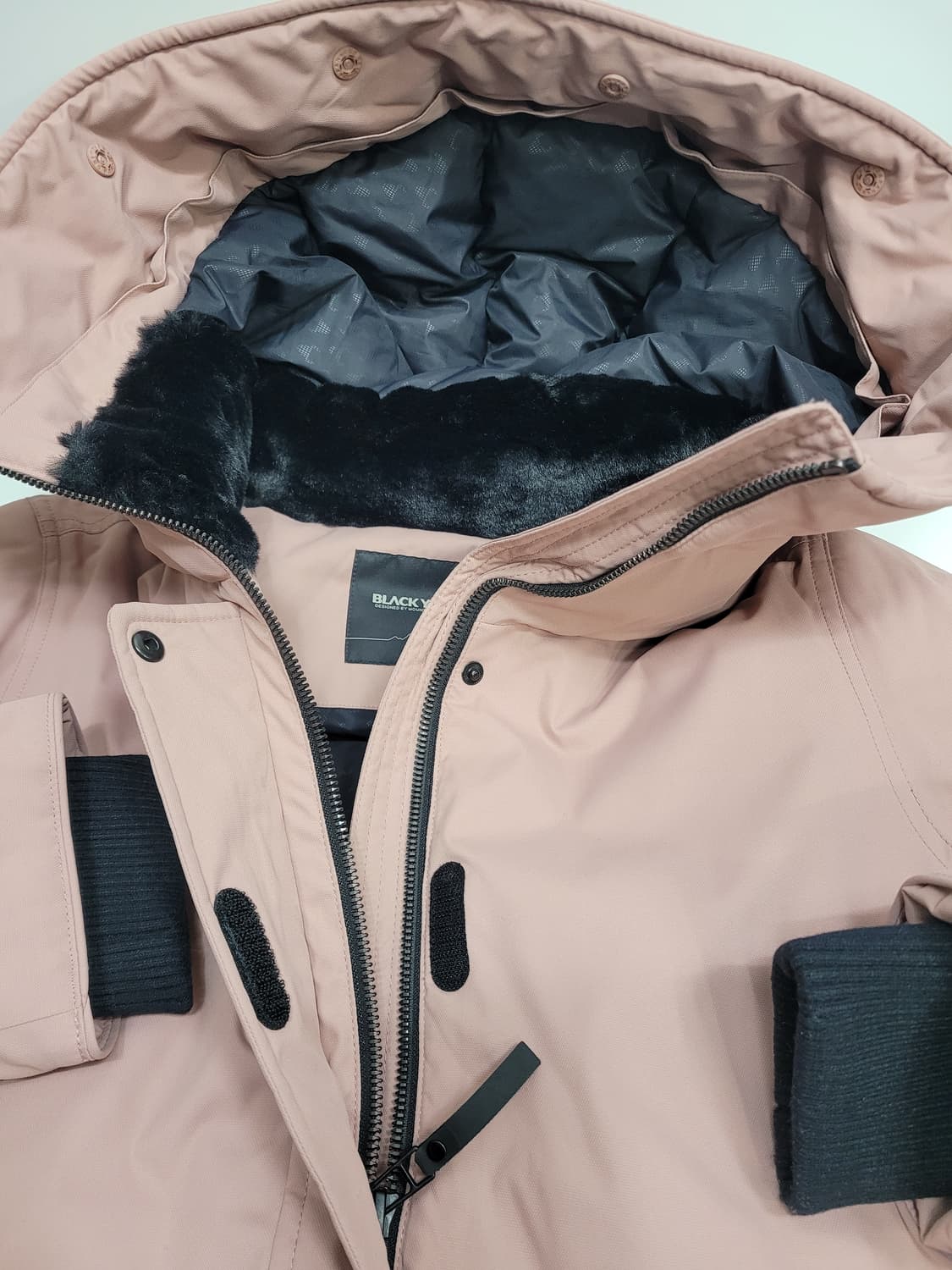 블랙야크 롯지 다운 숏 패딩 / 여 95 인디핑크
 상품이미지6