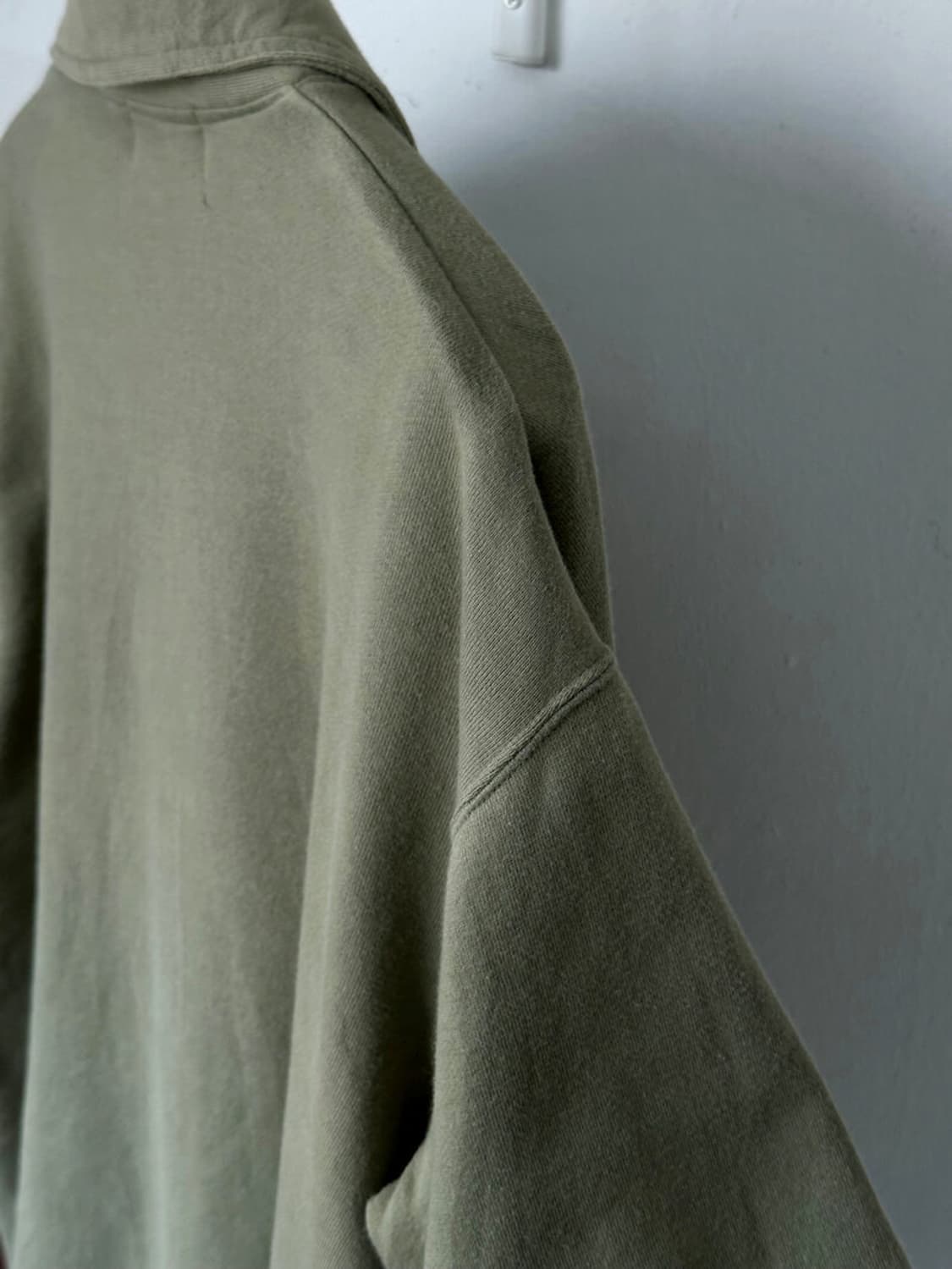 Cotton sweat fabric soft single jacket 상품이미지7