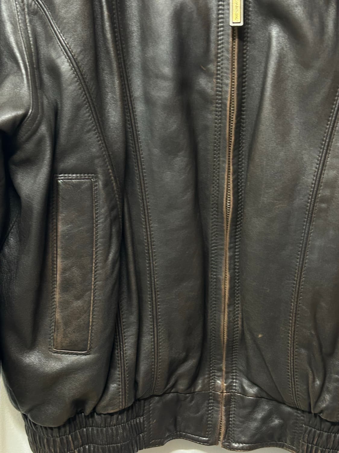 런던포그 밍크 퍼 가죽자켓 100 상품이미지5