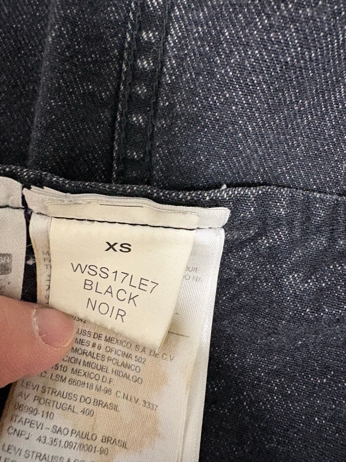 [XS] 17SS 베트멍 흑청 후드 데님 자켓 상품이미지8