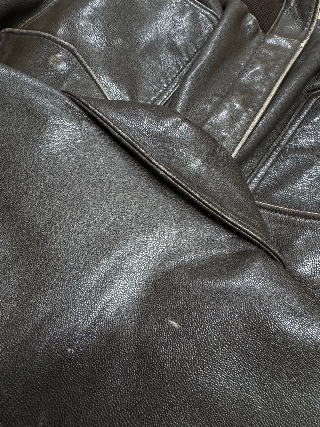 USA made)엘엘빈(llbean) A-2 레더자켓 XL 상품이미지8